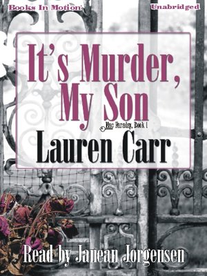 cover image of It's Murder My Son